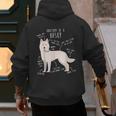 Siberian Husky Dog Anatomy Pet Mom Cute Dog Dad Men Women Kids Men's Hoodie Back Print