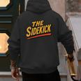 Sidekick Easy Halloween Matching Superhero Costume Dad Mom Men's Hoodie Back Print