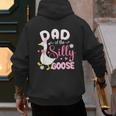 Silly Dad Goose Dad 1st Birthday Family Matching Party Men's Hoodie Back Print