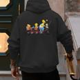 The Simpsons Father's Day Homer And Kids Bike Ride With Dad Men's Hoodie Back Print The Simpsons Father's Day Homer And Kids Bike Ride With Dad Men's Hoodie Back Print