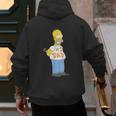 The Simpsons Homer Number 1 Dad Father's Day V2 Men's Hoodie Back Print