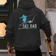 Ski Dad Winter Sports Skiing Father Men's Hoodie Back Print Ski Dad Winter Sports Skiing Father Men's Hoodie Back Print