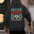 Soccer Coach Dad T-Shirt Men's Hoodie Back Print