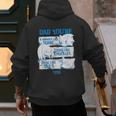 Sonic The Hedgehog Father's Day Dad Qualities Distressed Men's Hoodie Back Print