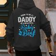 Soon To Be A Daddy Of A Baby Boy New Dad Expecting Father Men's Hoodie Back Print