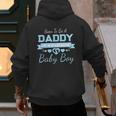 Soon To Be A Daddy Of a Handsome Baby Boy Announcement Men's Hoodie Back Print