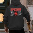 Spider Dad Spidey Birthday Family Matching Kid Daddy Spiders Men's Hoodie Back Print