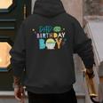 Star Wars Grogu Mandalorian Toon Dad Of The Birthday Boy Men's Hoodie Back Print