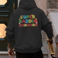 Super Daddio Retro Gamer Dad Style Men's Hoodie Back Print