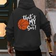 That's My Son Basketball Lovers For Mom Or Dad Men's Hoodie Back Print