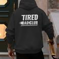 Tired Dad Club Maze Track Back 2 Sided Men's Hoodie Back Print