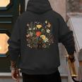 Tortie Cat Owner Flowers Tortie Cat Mom Tortie Cat Dad For Men Women Kids Men's Hoodie Back Print