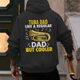 Tuba Player Men Dad Grandpa Marching Band Brass Tubist Men's Hoodie Back Print