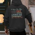 I Have Two Titles Dad & Bonus Dad I Rock Them Both Bonus Dad Men's Hoodie Back Print