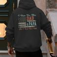 I Have Two Titles Dad & Papa I Rock Them Both Papa Men's Hoodie Back Print I Have Two Titles Dad & Papa I Rock Them Both Papa Men's Hoodie Back Print