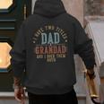 I Have Two Titles Dad And Grandad I Rock Them Both Grandad Men's Hoodie Back Print