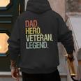 Veteran Dad Men's Hoodie Back Print
