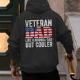 Veteran Dad Like A Normal Dad But Cooler American Flag Men's Hoodie Back Print Veteran Dad Like A Normal Dad But Cooler American Flag Men's Hoodie Back Print