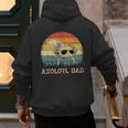 Vintage Axolotl Dad Axolotl Lovers Daddy Father's Day Men's Hoodie Back Print Vintage Axolotl Dad Axolotl Lovers Daddy Father's Day Men's Hoodie Back Print