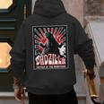 Vintage Dadzilla Father Of The Monsters Fathers Day Men's Hoodie Back Print