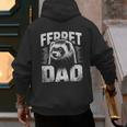 Vintage Ferret Dad Ultimate Pet Lover Ferret Owner Men's Hoodie Back Print