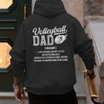 Volleyball Dad Definition Dad Of A Volleyball Player Father Men's Hoodie Back Print Volleyball Dad Definition Dad Of A Volleyball Player Father Men's Hoodie Back Print