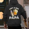 Voy Hacer Papa Ser Papa Voy A Ser Papa Dad To Be In Spanish Men's Hoodie Back Print