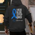 I Wear Blue For My Dad Shirt ALS Awareness Tshirt Men's Hoodie Back Print