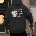 And Why Should I Care Sarcastic Unicorn Dad Mom Men's Hoodie Back Print