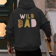 Wild Wild Dad Two Wild Birthday Outfit Zoo Birthday Animal Men's Hoodie Back Print