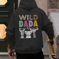Wild Dada Zoo Theme Birthday Safari Jungle Matching Party Men's Hoodie Back Print
