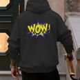 WowShirt WOW Dad Mom Men Women Boys Girls Tee Men's Hoodie Back Print