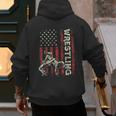 Wrestling US Flag Dad Wrestler Patriotic 4th Of July Men's Hoodie Back Print Wrestling US Flag Dad Wrestler Patriotic 4th Of July Men's Hoodie Back Print