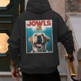 Yellow Lab Jowls Top Labrador Retriever Dog Mom Dad Men's Hoodie Back Print
