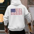 American Flag Fishing-Shirt Men Kids Bass Fish Dad Patriotic Men's Hoodie Back Print