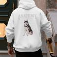 Anatomy Of A Siberian Husky Cute Dog Husky Mom Dad Men's Hoodie Back Print
