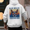 Australian Cattle Dog Blue Heeler Dad Men's Hoodie Back Print