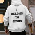 I Belong To Jesus Christian Gym Apparel Christian Dad Men's Hoodie Back Print