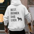Best Berner Dad Ever Bernese Mountain Dog Lovers Dad Men Men's Hoodie Back Print