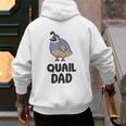 California Quail Bird Dad Quail Dad Men's Hoodie Back Print California Quail Bird Dad Quail Dad Men's Hoodie Back Print