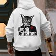 The Cat Father Cool Cat Dad Cat Lovers Men's Hoodie Back Print