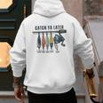 Catch Ya Later Vintage Fishing Lures Outdoor Dad Son Men's Hoodie Back Print