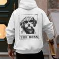 The Cavapoo Boss Mom Dad Dog Lover Men's Hoodie Back Print