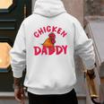 Chicken Dad Rooster Daddy Farmer Men's Hoodie Back Print