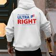 Conservative Dad's Ultra Right 100 Work Free American Beer Men's Hoodie Back Print Conservative Dad's Ultra Right 100 Work Free American Beer Men's Hoodie Back Print
