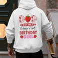 Dad Of The Berry First Birthday Girl Sweet Strawberry Men's Hoodie Back Print