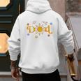 Dad Of The Birthday First Trip Around The Sun Bday Boy Men's Hoodie Back Print