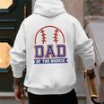 Dad Of Rookie 1st Birthday Baseball Theme Matching Party Men's Hoodie Back Print Dad Of Rookie 1st Birthday Baseball Theme Matching Party Men's Hoodie Back Print
