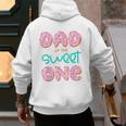 Dad Sweet One 1st First Birthday Matching Family Donut Men's Hoodie Back Print