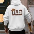 Dad Western Family Matching Birthday Cowboy Cowgirl Men's Hoodie Back Print